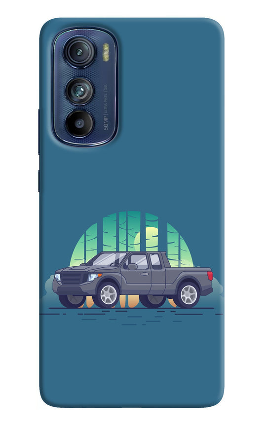 Retro Garage Vibe Moto Edge 30 Back Cover