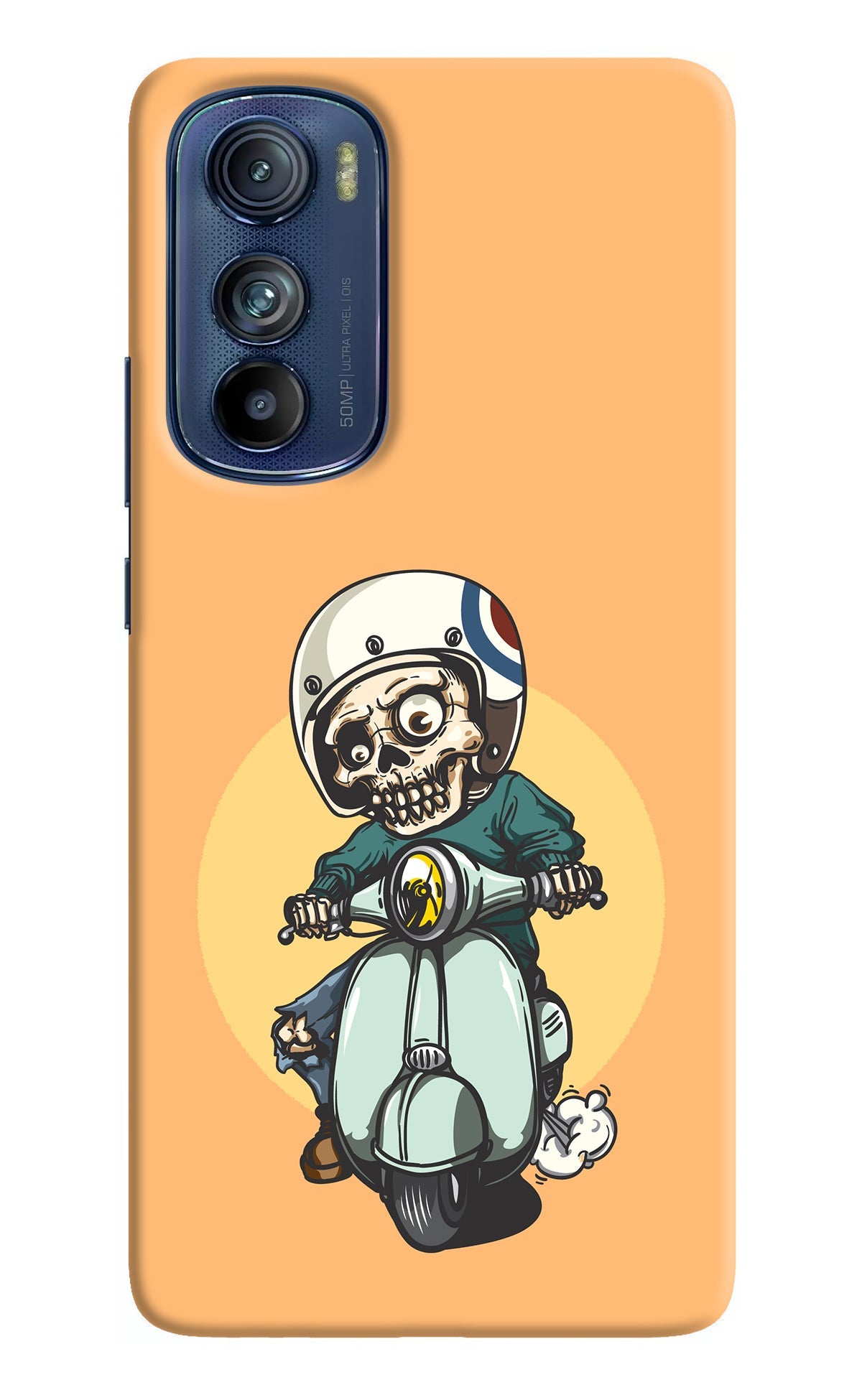 Undead Biker Moto Edge 30 Back Cover