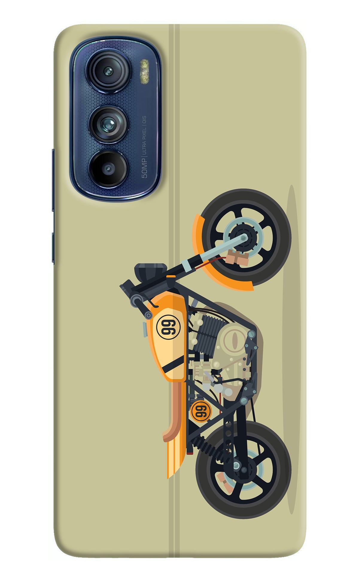 Vertical Speedster Moto Edge 30 Back Cover