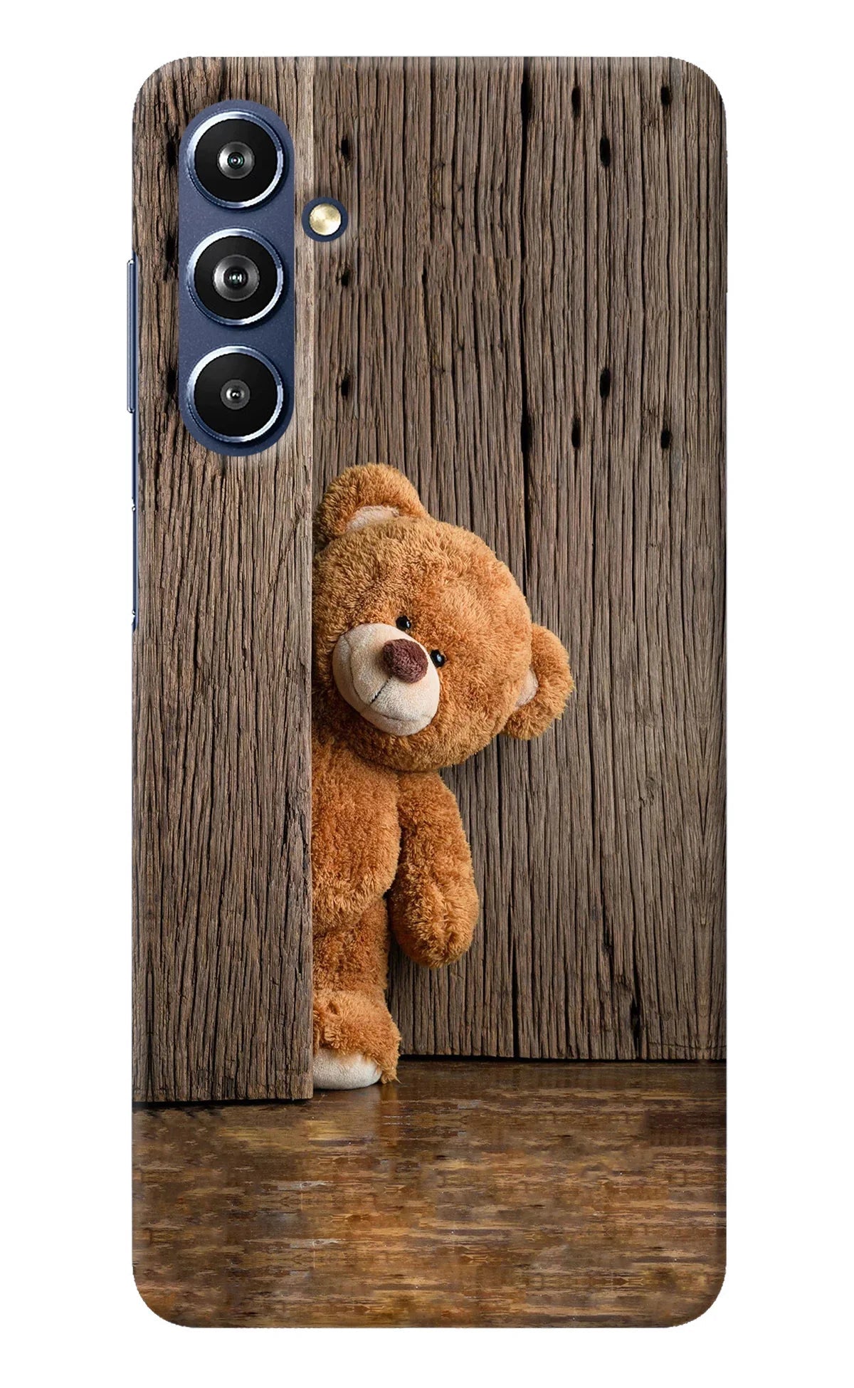 Teddy Wooden Samsung F54 5G Back Cover