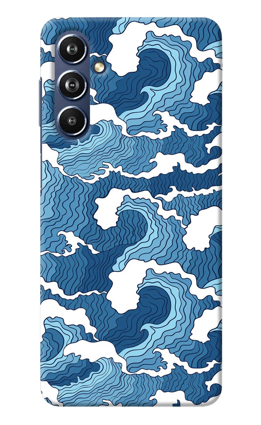 Blue Waves Samsung F54 5G Back Cover