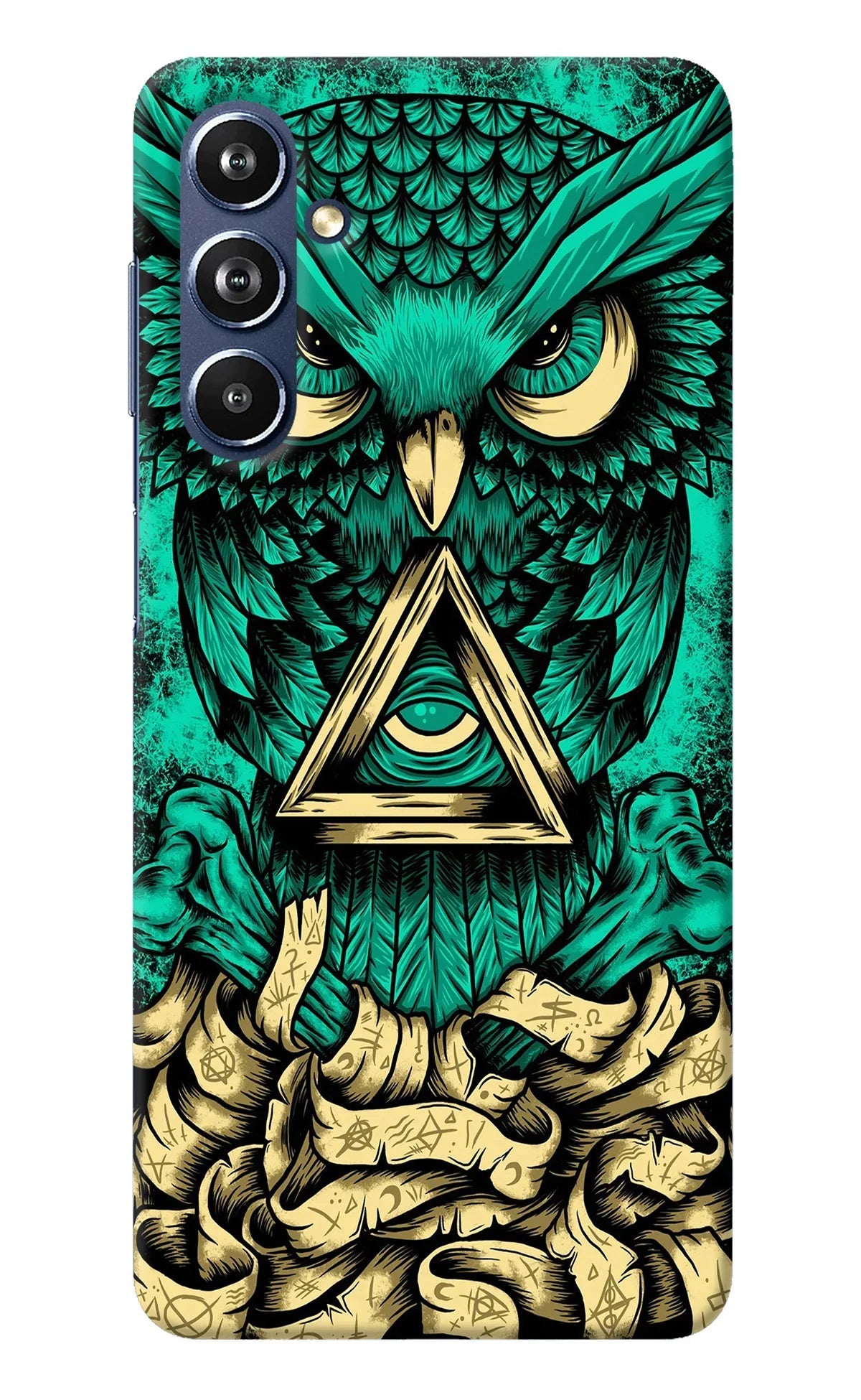 Green Owl Samsung F54 5G Back Cover