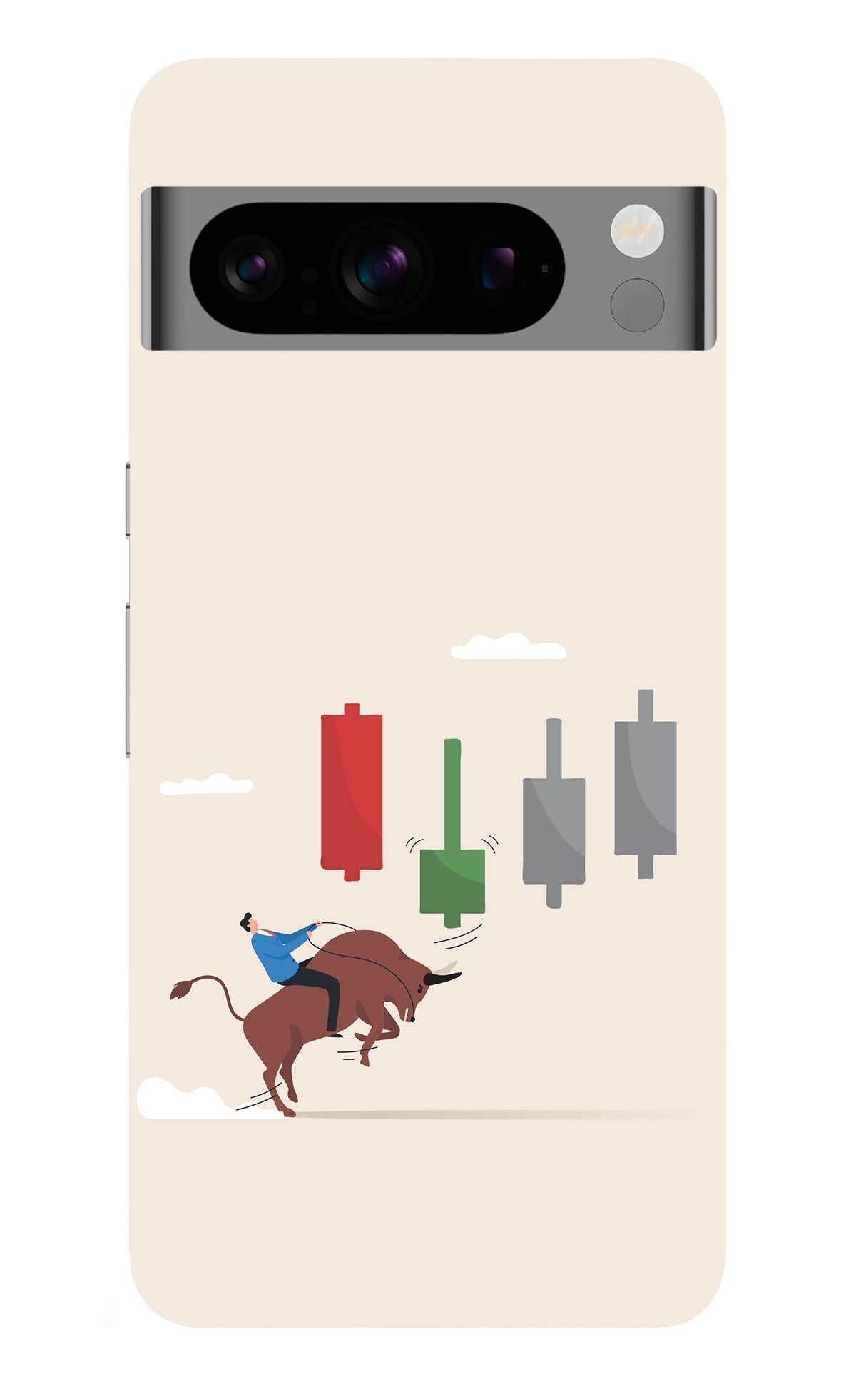 Bull Trading Momentum Google Pixel 8 Pro Back Cover