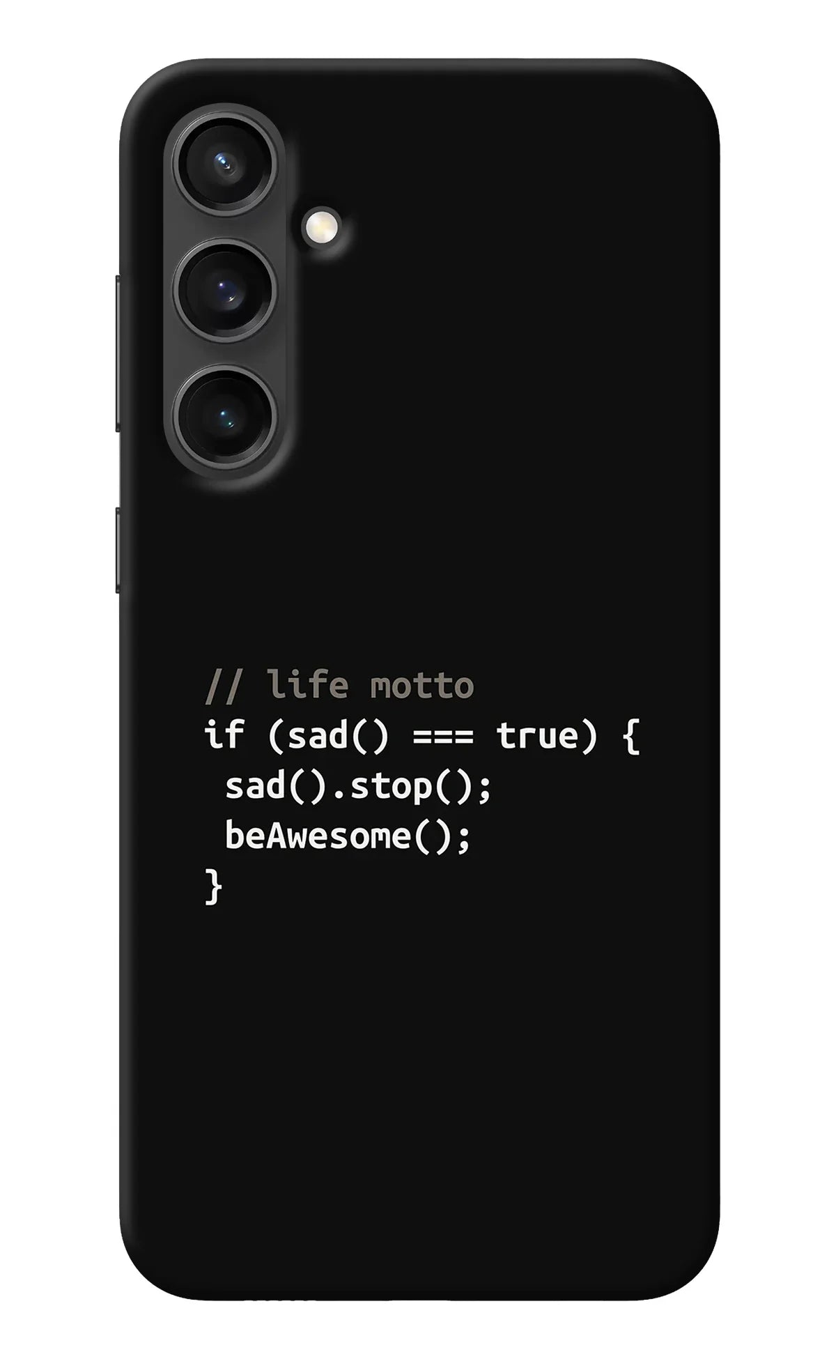 Life Motto Code Samsung S23 FE 5G Back Cover