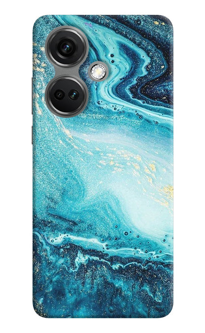 Blue Glitter Marble OnePlus Nord CE 3 5G Back Cover