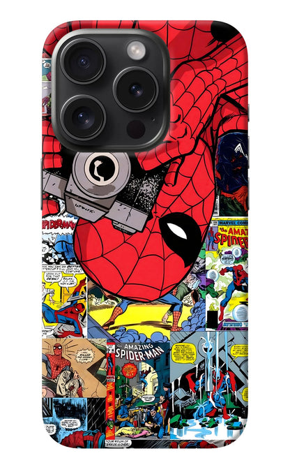 Spider Man iPhone 15 Pro Back Cover