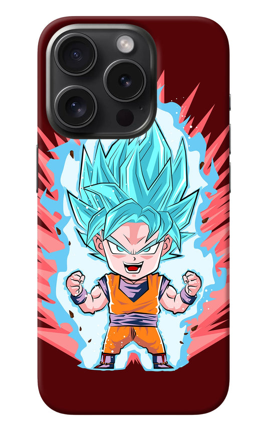 Goku Little iPhone 15 Pro Max Back Cover