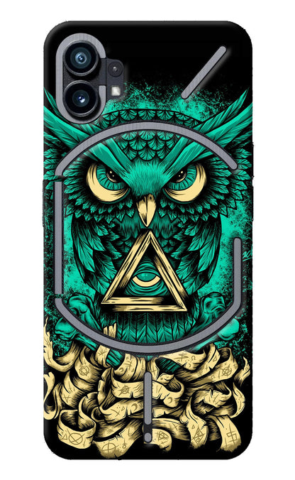 Green Owl Nothing Phone 1 Back Cover