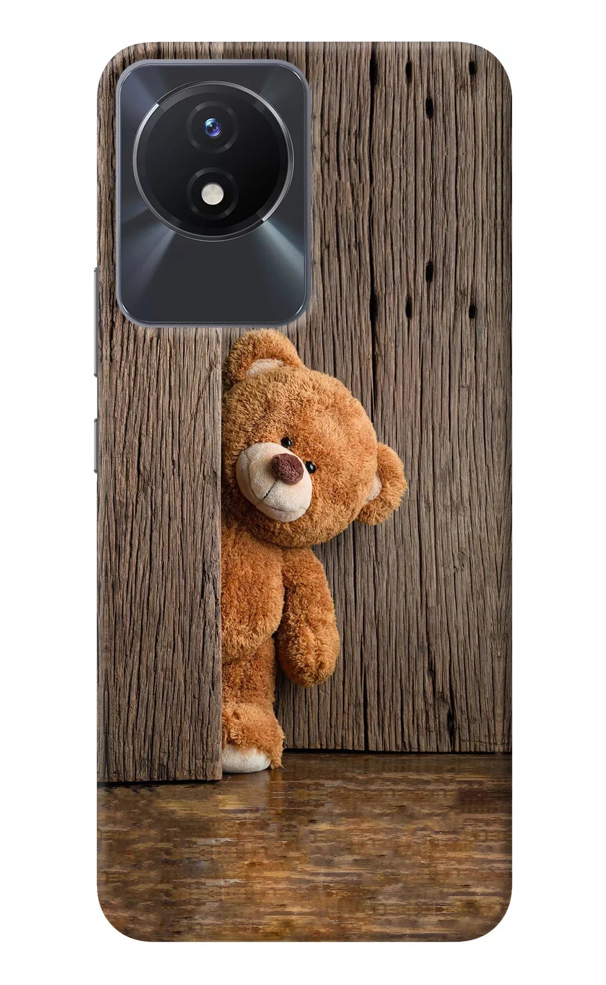 Teddy Wooden Vivo Y02/Y02T Back Cover