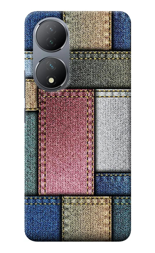 Multicolor Jeans Vivo Y100 Back Cover