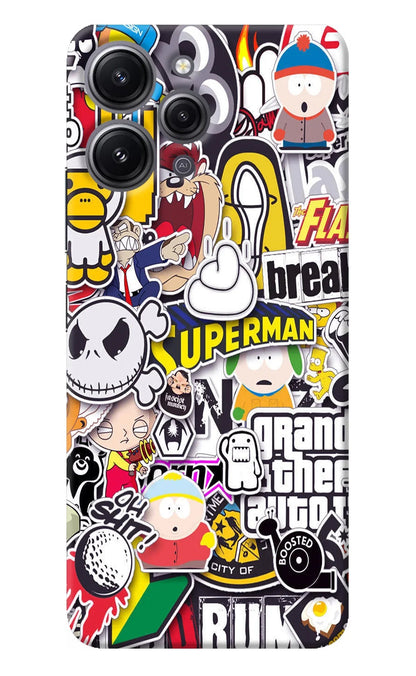 Sticker Bomb Redmi 12 4G Back Cover
