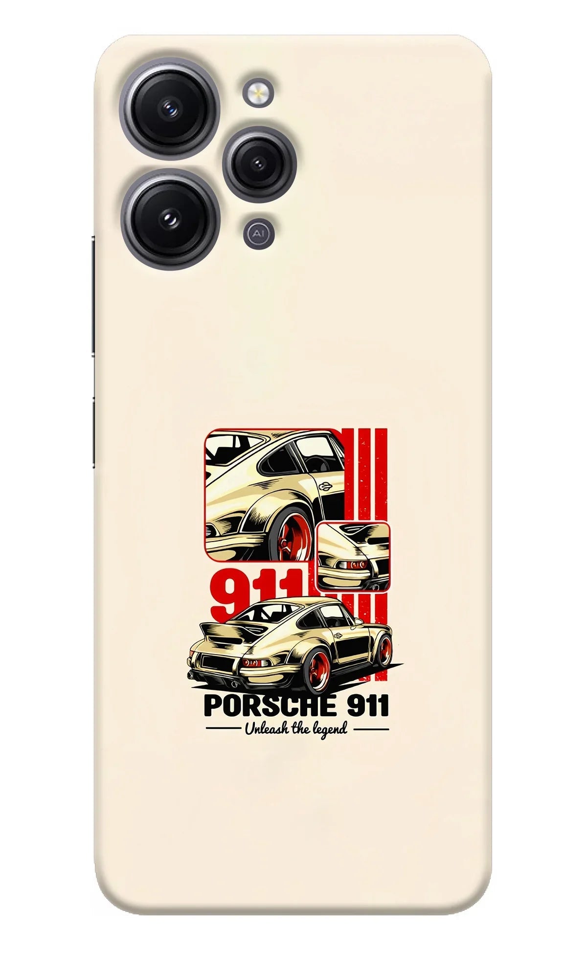 Classic Porsche 911 Redmi 12 4G Back Cover