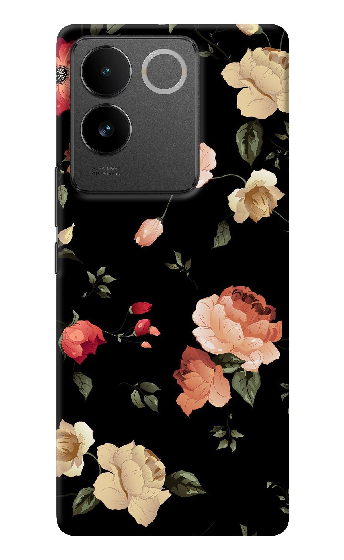 Flowers IQOO Z7 Pro 5G Back Cover