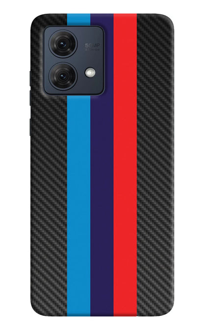 BMW Stripes Pattern Moto G84 5G Back Cover