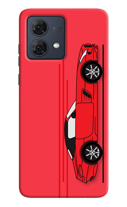 Red Velocity Moto G84 5G Back Cover