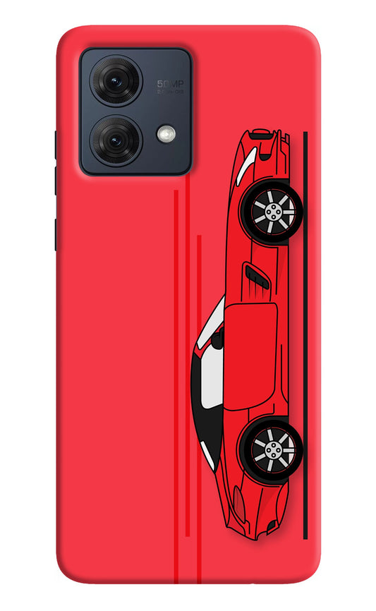Red Velocity Moto G84 5G Back Cover