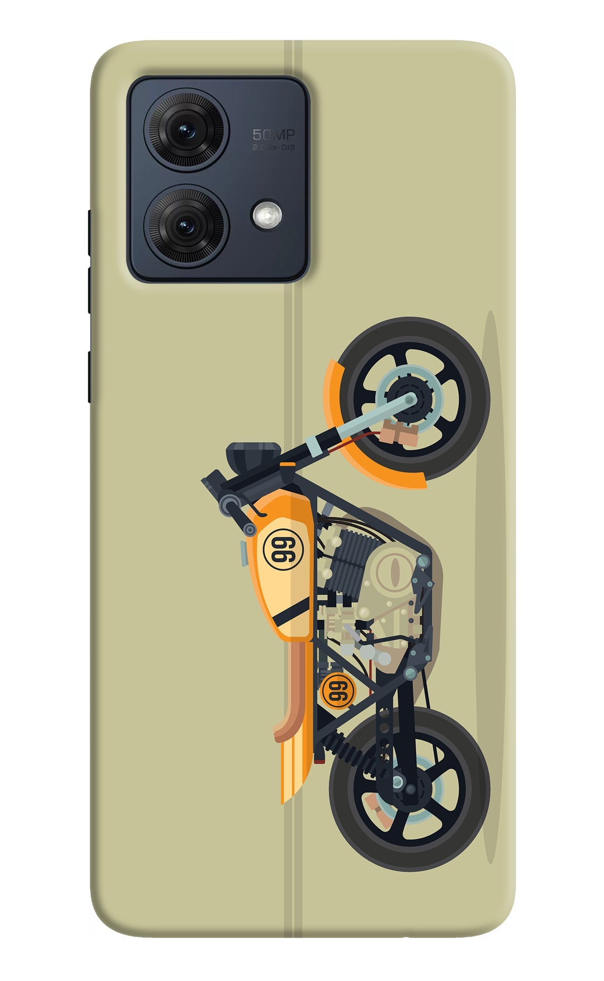 Vertical Speedster Moto G84 5G Back Cover