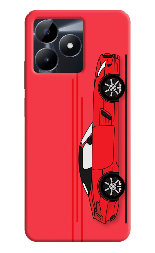 Red Velocity Realme C53 Back Cover