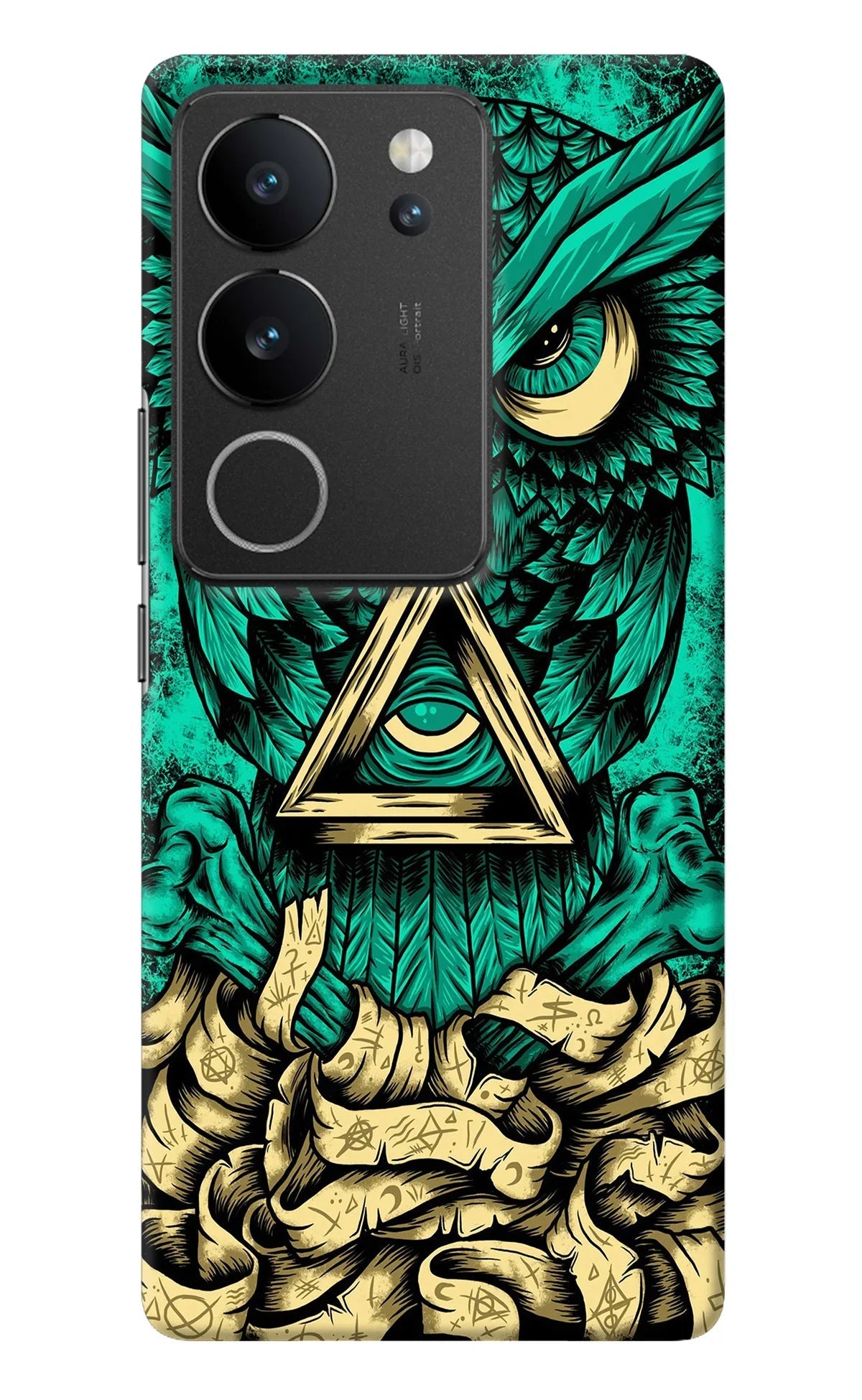 Green Owl Vivo V29/V29 Pro Back Cover