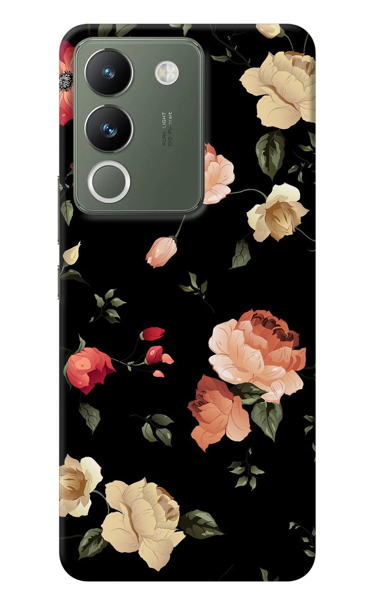 Flowers Vivo Y200 5G Back Cover