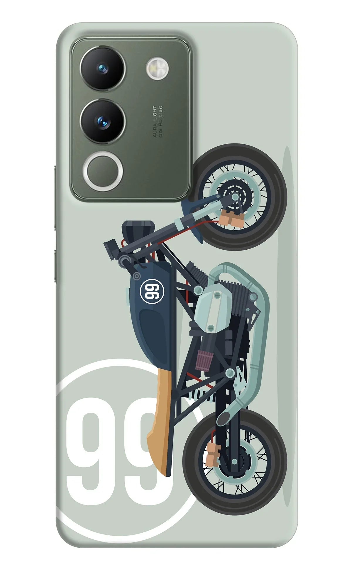 Classic Cafe Racer 99 Vivo Y200 5G Back Cover
