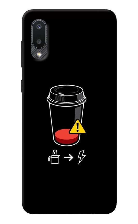Coffee Samsung M02 Back Cover