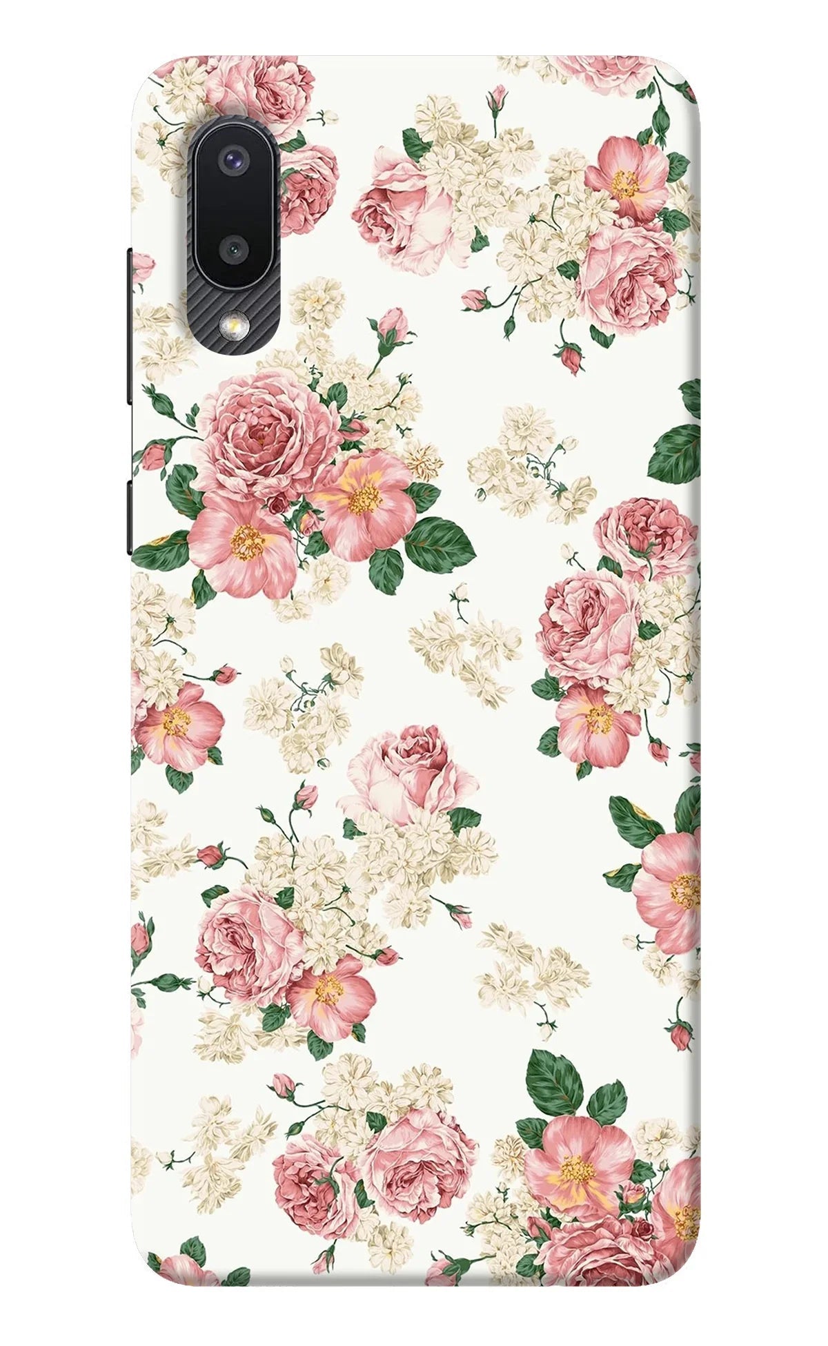 Flowers Samsung M02 Back Cover