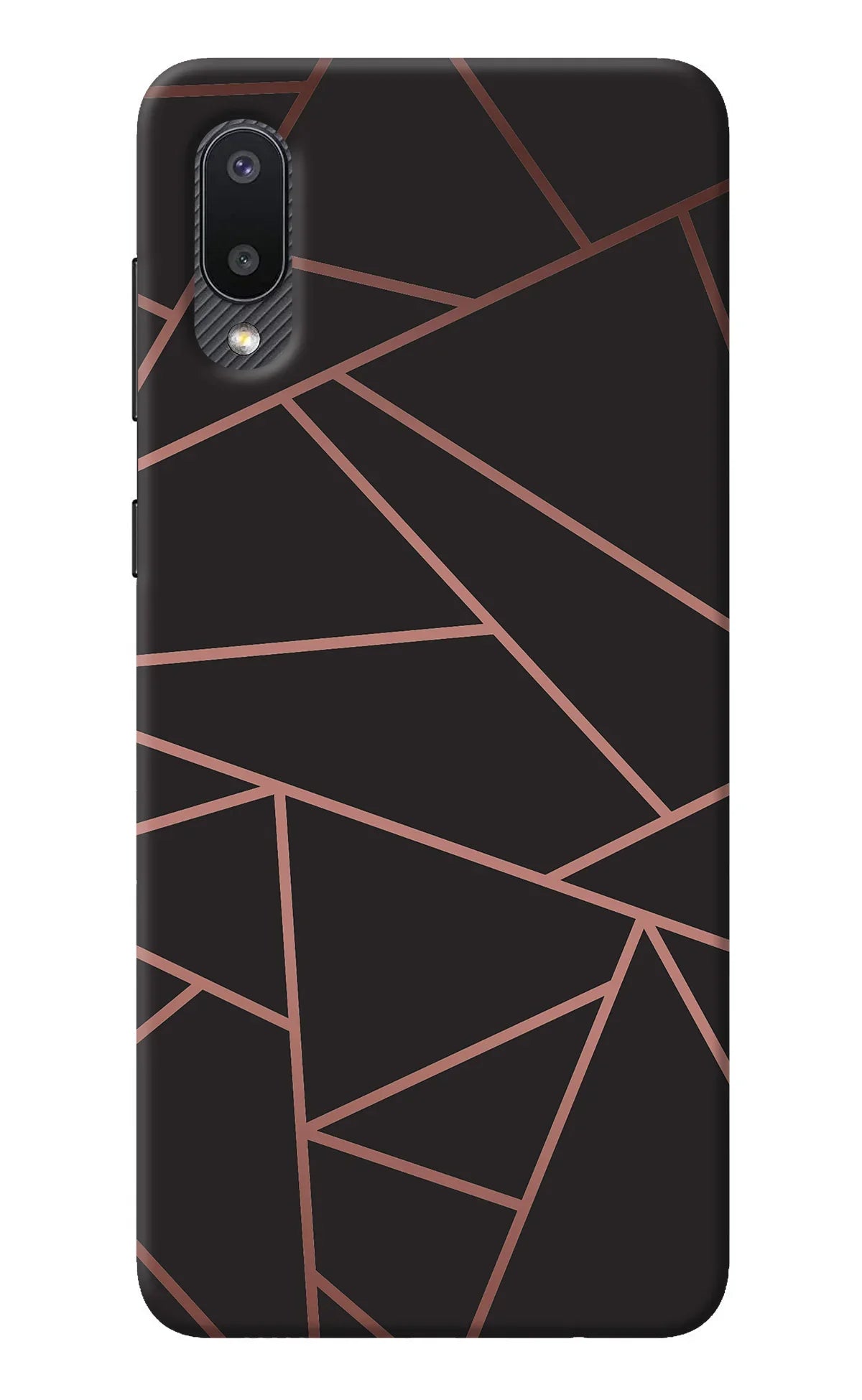 Geometric Pattern Samsung M02 Back Cover
