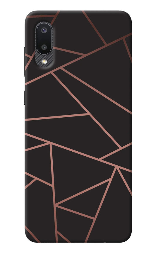 Geometric Pattern Samsung M02 Back Cover