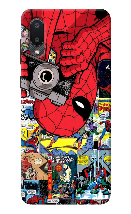 Spider Man Samsung M02 Back Cover