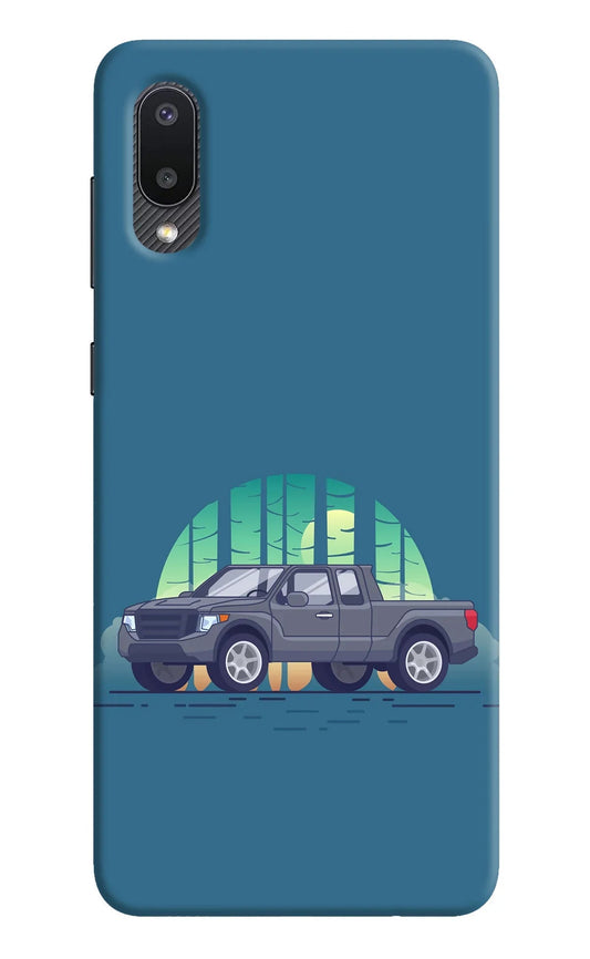 Retro Garage Vibe Samsung M02 Back Cover