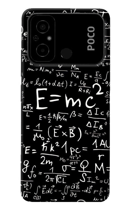 Physics Formula Poco C55 Back Cover