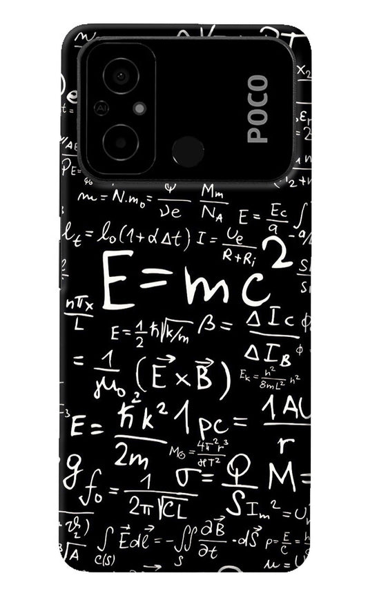 Physics Formula Poco C55 Back Cover