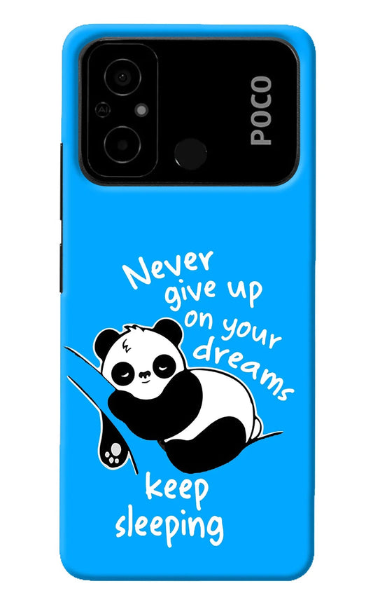 Keep Sleeping Poco C55 Back Cover