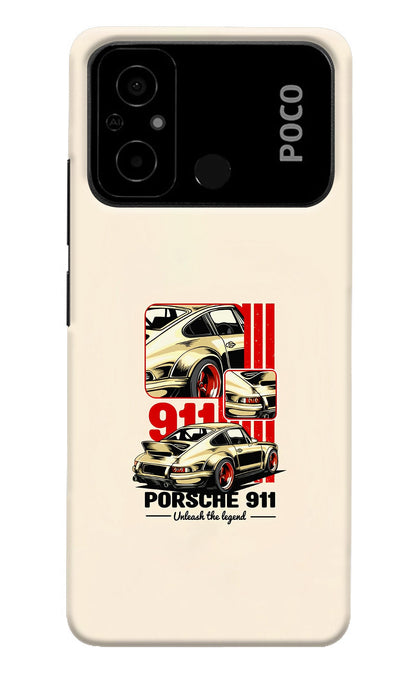 Classic Porsche 911 Poco C55 Back Cover