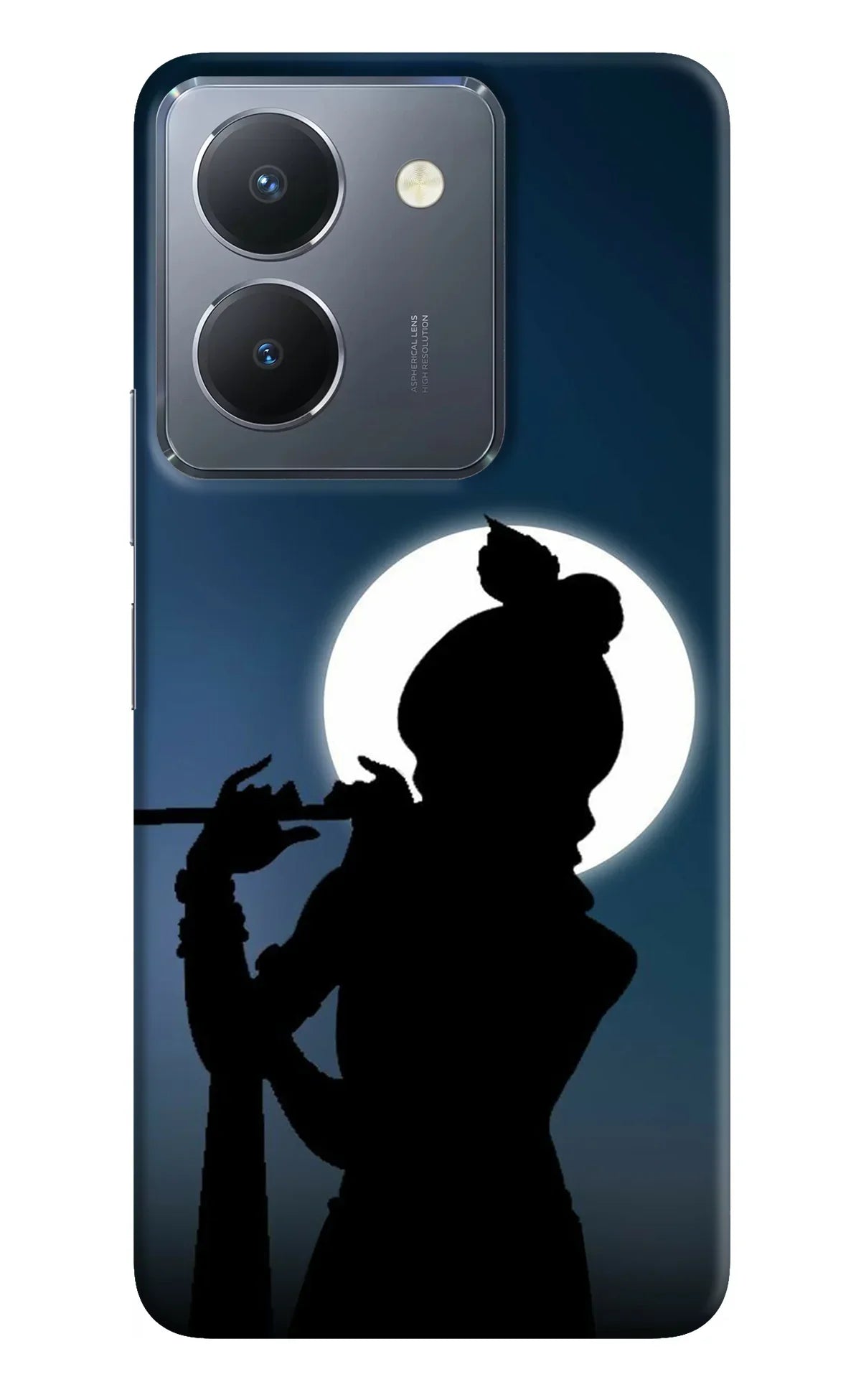 Shri Krishna Silhouette Vivo Y36 Back Cover