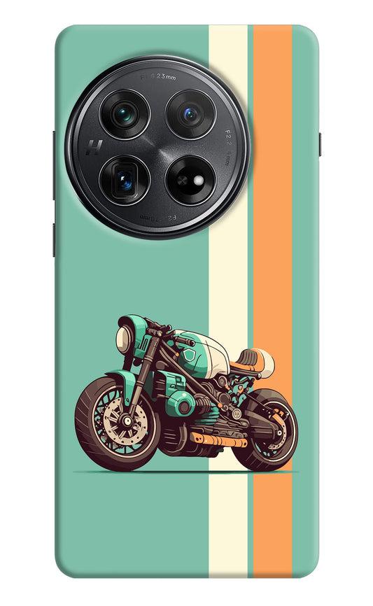 Striped Moto Drift Oneplus 12 Back Cover