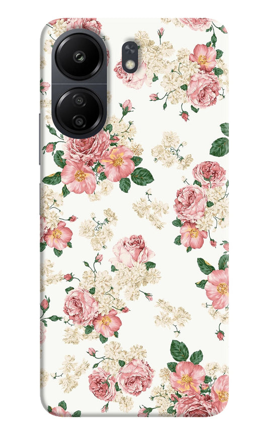 Flowers Poco C65 Back Cover