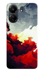 Fire Cloud Poco C65 Back Cover