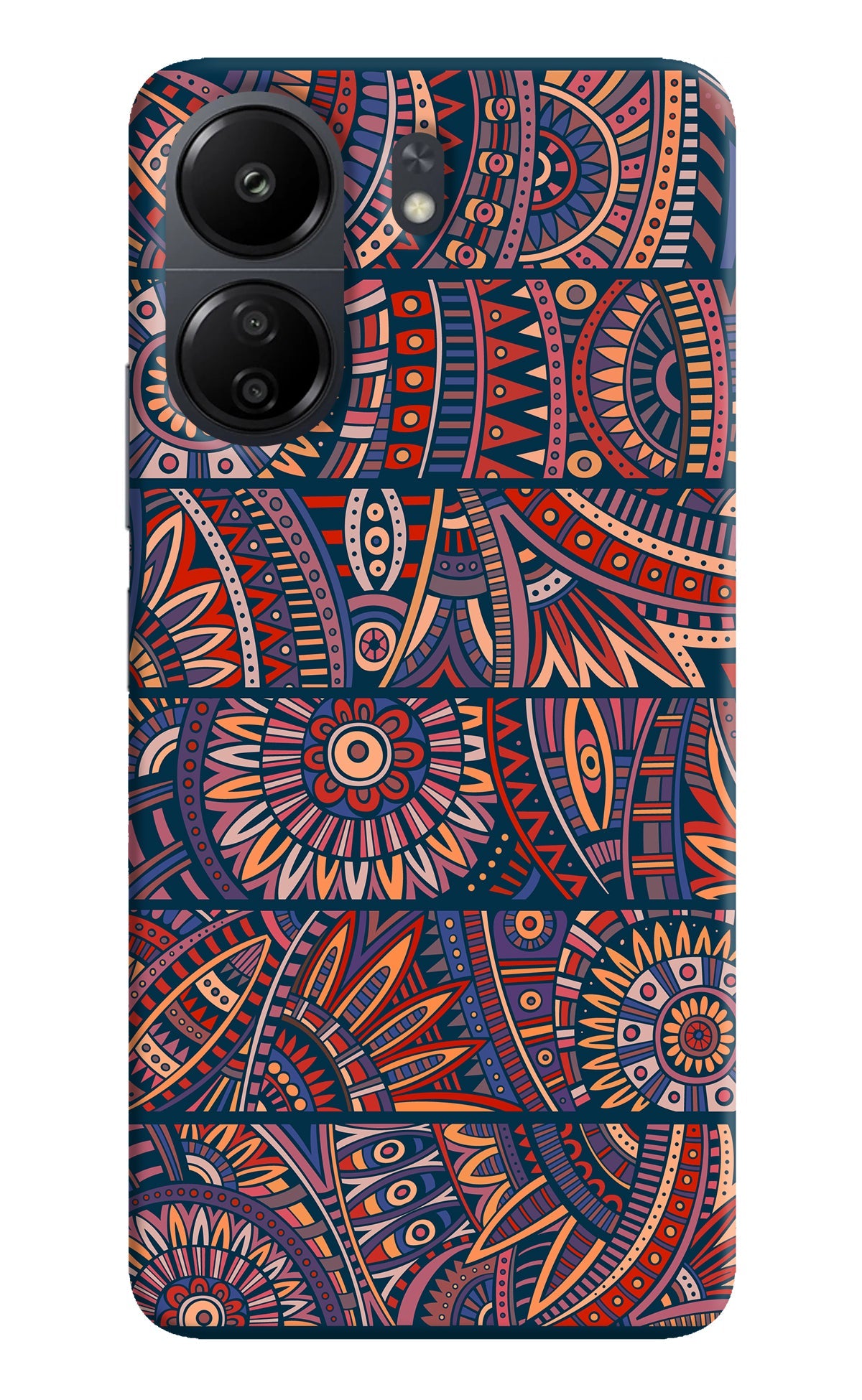 African Culture Design Poco C65 Back Cover