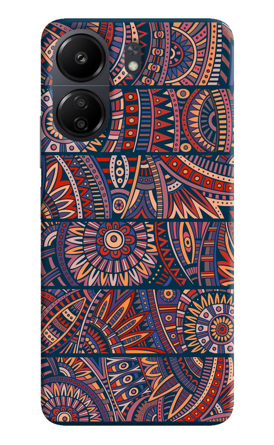 African Culture Design Poco C65 Back Cover