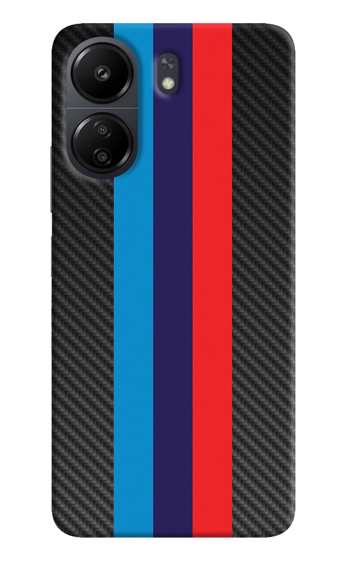 BMW Stripes Pattern Poco C65 Back Cover