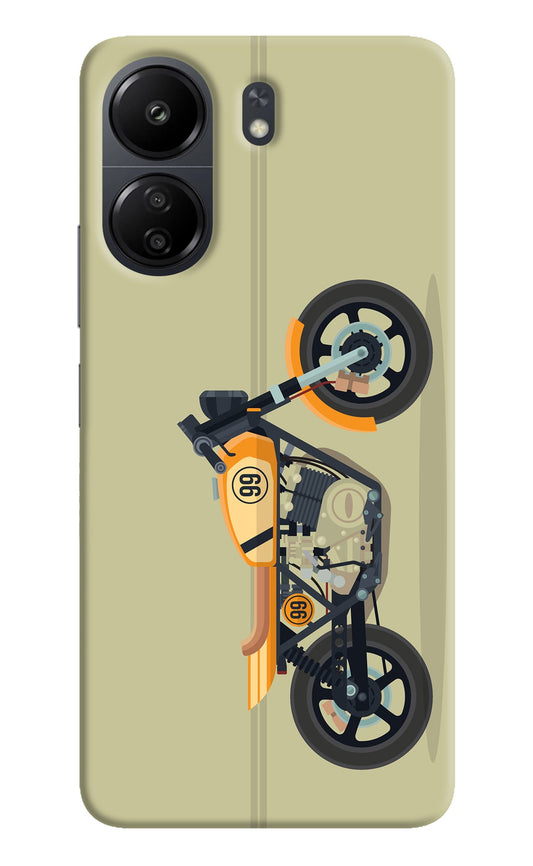 Vertical Speedster Poco C65 Back Cover