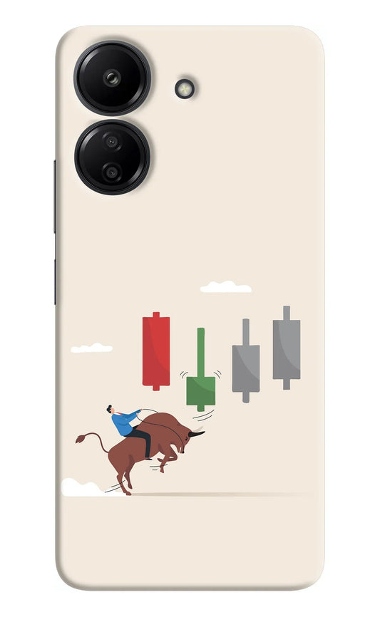 Bull Trading Momentum Redmi 13C 4G Back Cover