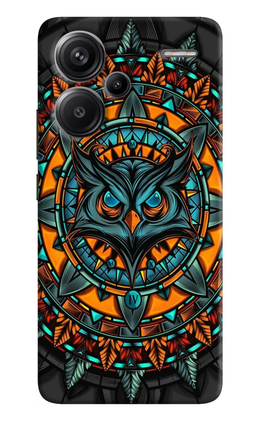 Angry Owl Art Redmi Note 13 Pro+ 5G Back Cover