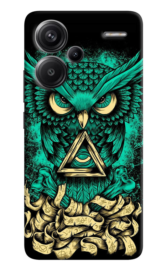 Green Owl Redmi Note 13 Pro+ 5G Back Cover
