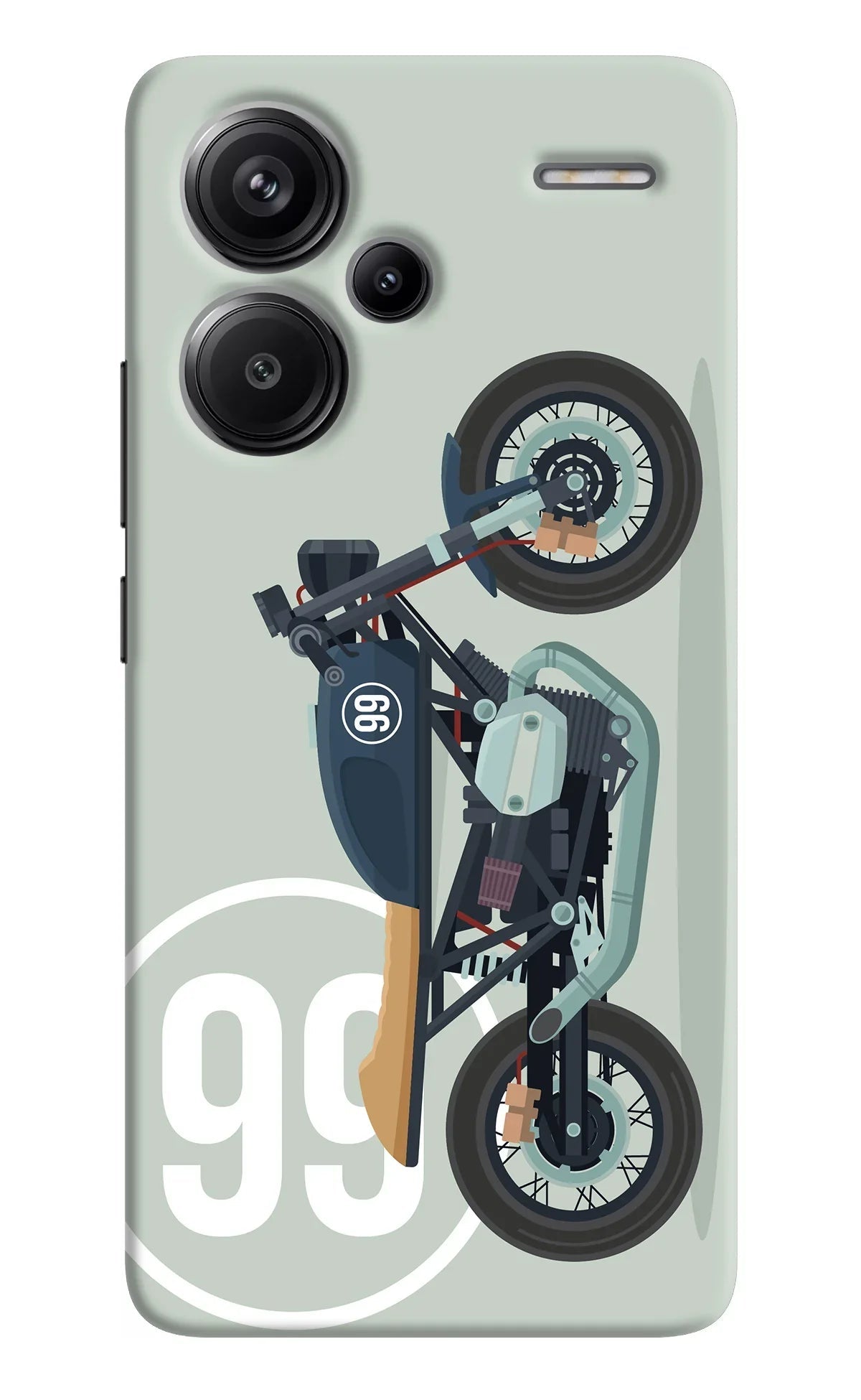 Classic Cafe Racer 99 Redmi Note 13 Pro+ 5G Back Cover