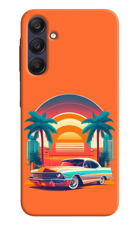 Palm Drive 80s Samsung A25 5G Back Cover