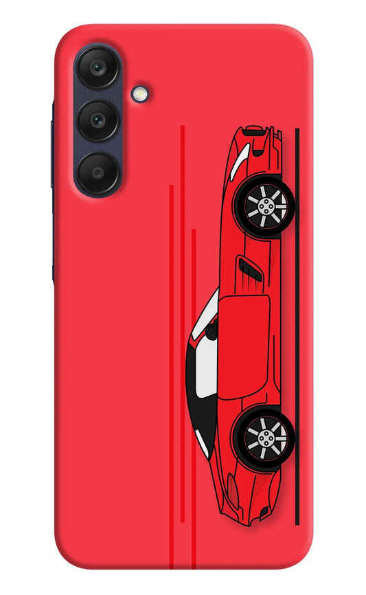 Red Velocity Samsung A25 5G Back Cover