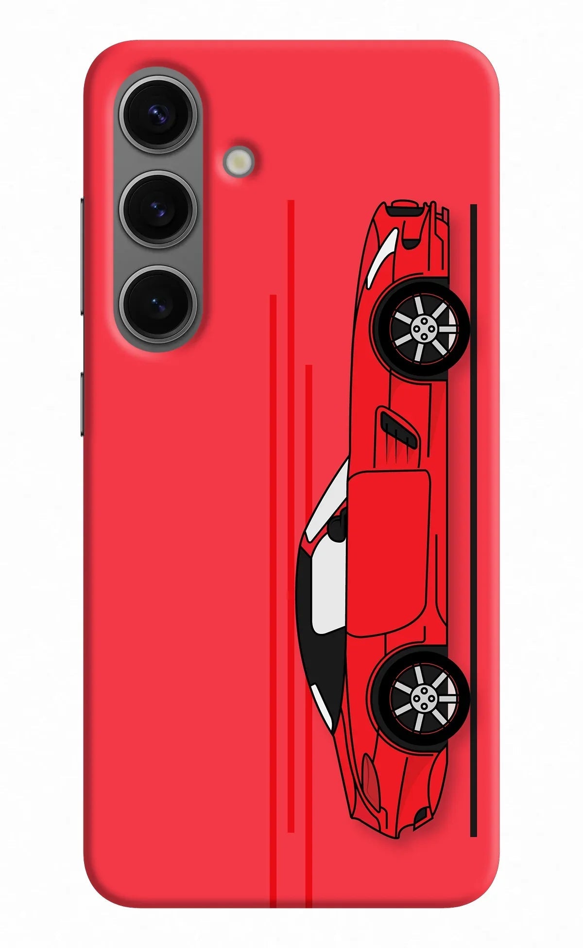Red Velocity Samsung S24 Plus Back Cover
